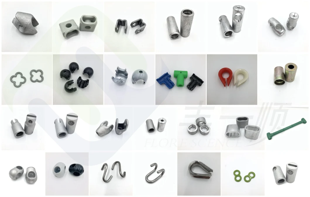 แกนลวดสนามเด็กเล่นรวมเชือกโพลีเอสเตอร์ 4 เกลียว 16mm 4