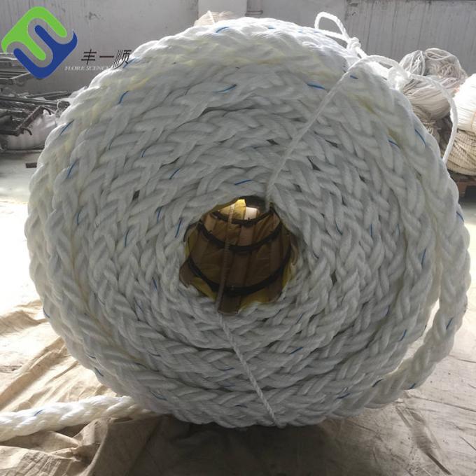 การลากจูง 8 Strand PP เชือกลอย Mooring Polypropylene Monofilament Rope 4