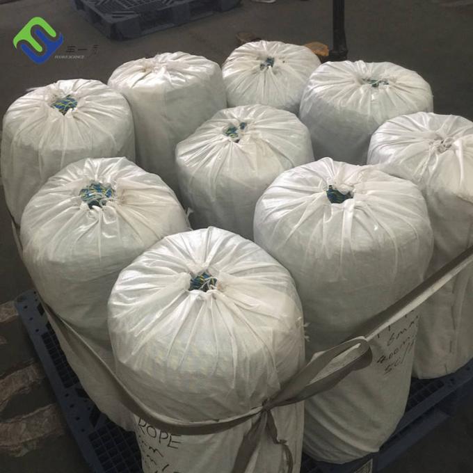 Heavy Duty 48 มม. 56 มม. 60 มม. 64 มม. 72 มม. 8 Strand PP PET ผสมโพรพิลีนโพลีเอสเตอร์ผสมเรือ Mooring Rope 4