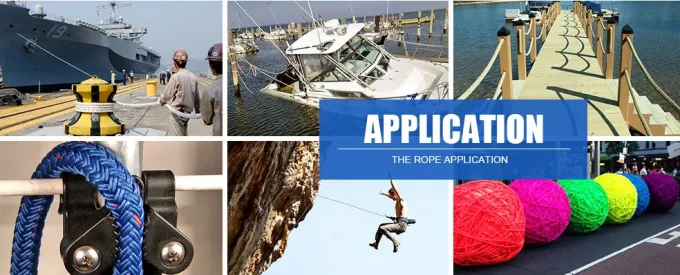 สายพลอย 28 มม. 8 สายพลอยโพลีโปรพีเลนโมนโฟนฟิเลน สําหรับเรือ 13