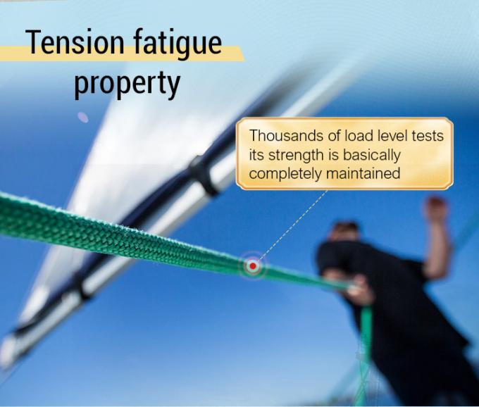 ความแข็งแกร่งสูง 12 สายผสม UHMWPE สายใยสังเคราะห์สาย 48 มม กว้างสําหรับเรือเรือลาก ท่าเรือ 2