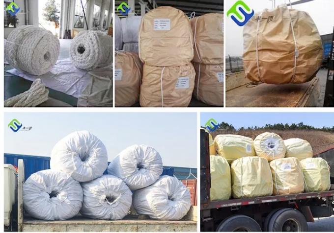 100% ความแข็งแรงสูง ยูวีทนทาน 40 มม 8 12 สาย Dacron โพลีเอสเตอร์ Multifilament สายเรือนเรือ 4