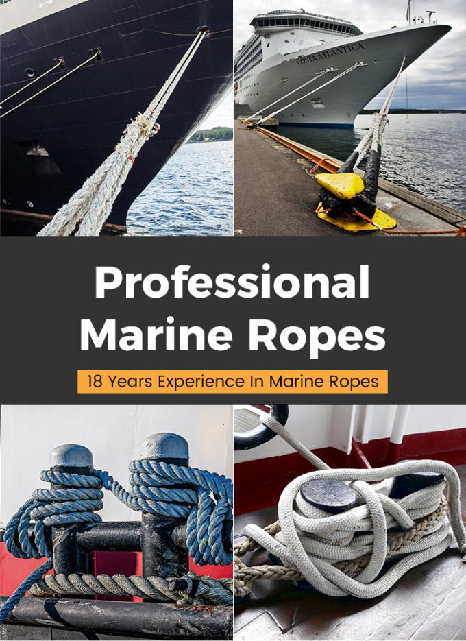 สายพับไนลอนสองสายท่าเรือ Anchor / ราง 2"X220m 4