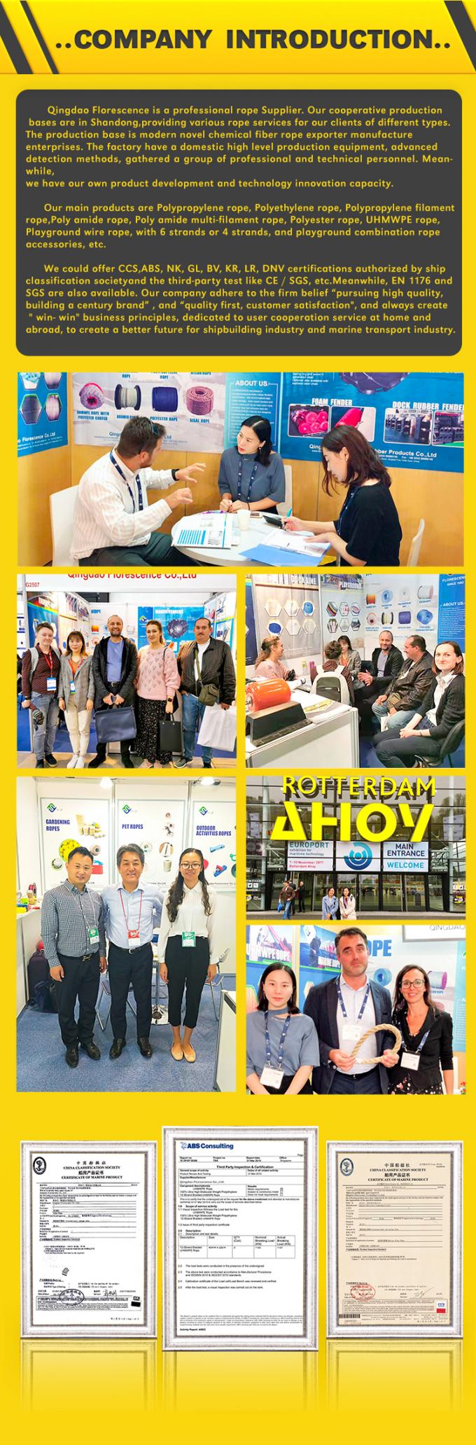 สายพับไนลอนสองสายท่าเรือ Anchor / ราง 2"X220m 7