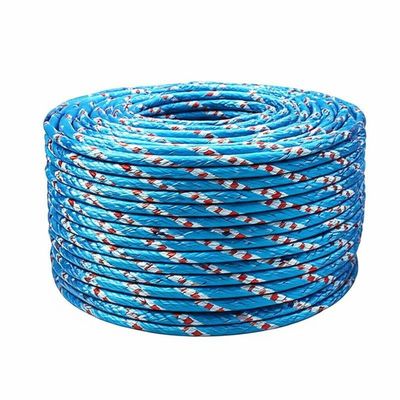 ขายปลีก ความแข็งแรงสูง 24 มิลลิเมตร Double Braided Multifilament Marine Pp Polypropylene สายพาน