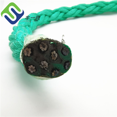 8 Strand PP Combination Rope สำหรับงานรักษาความปลอดภัยที่จอดเรือลากอวน