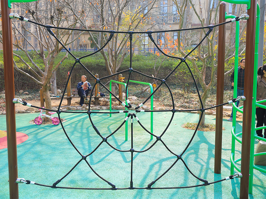 สนามเด็กเล่น Pyramid Climbing Net Spider Net สำหรับเด็ก Climbing