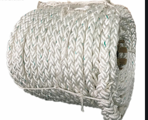 PP Multifilament 8 Strand Polypropylene Mooring Rope สำหรับเรือและลากจูง
