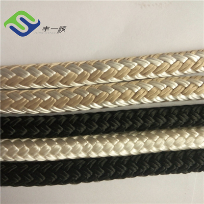 เชือกไนล่อนถักคู่แบบนุ่ม 1/4" - 1" เชือกจอดเรือสำหรับถักประกบ
