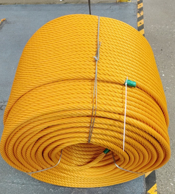 6x8 FC PP Multifilament / Polyester การผสมผสานเชือกสายสําหรับเชือกปีนสนามเด็กเล่น