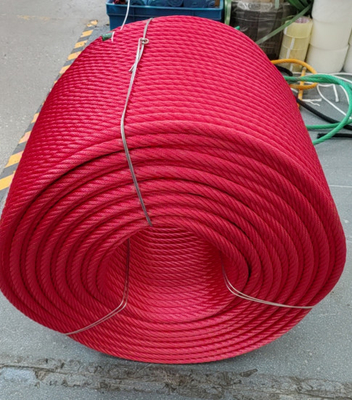 6x8 FC PP Multifilament / Polyester การผสมผสานเชือกสายสําหรับเชือกปีนสนามเด็กเล่น