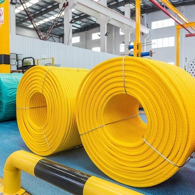 6 สาย 16mm * 500m Steel Core PP การรวมสายสนามเด็กสําหรับเด็ก สะพานสนามเด็ก