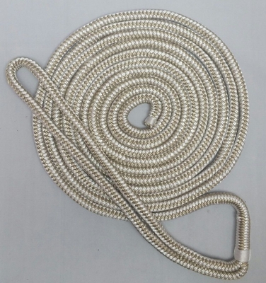 1/2 ′′ X 15 ′′ Dock Lines Marine Double Braided Nylon Dock Line กับ 12 ′′ ตา