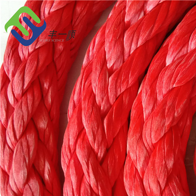48 มม สีผสม 12 สาย UHMWPE สายสําหรับเรือเรือ