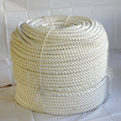 16mm x 200m สีดํา โพลยามิด / ไนลอน 3-สายสายเรือที่มีแรงหักสูง
