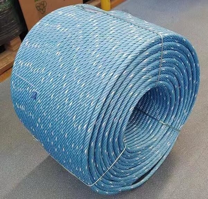 6 สาย 18mmx500m PP PE ผสมสายสายหลักสายสําหรับเรือลากประมง