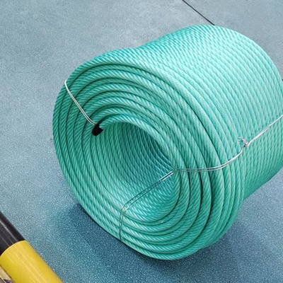 6 สาย 18mmx500m PP PE ผสมสายสายหลักสายสําหรับเรือลากประมง