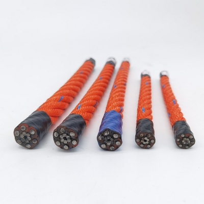 6 สาย 18mmx500m PP PE ผสมสายสายหลักสายสําหรับเรือลากประมง