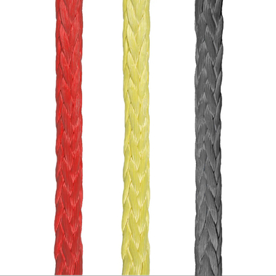 ความแข็งแกร่งสูง 12 สายผสม UHMWPE สายใยสังเคราะห์สาย 48 มม กว้างสําหรับเรือเรือลาก ท่าเรือ
