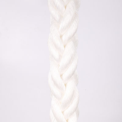 48mm 8-Strand Braided Nylon Mooring Rope with Shock Absorption and Abrasion Resistance for Custom Lengths