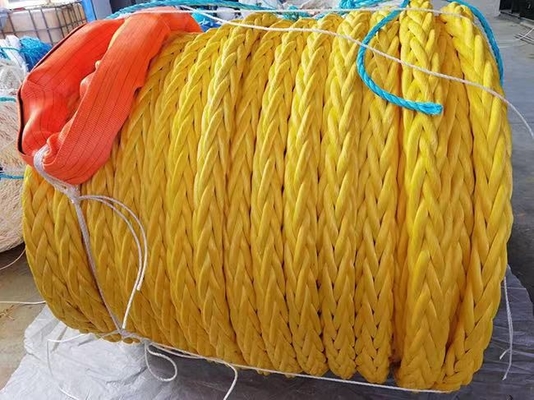 ความยืดหยุ่นสูง 12 สายผสม Uhmwpe สายติดเรือ สายลาก