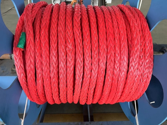 ความยืดหยุ่นสูง 12 สายผสม Uhmwpe สายติดเรือ สายลาก