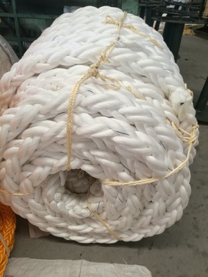 ขายปลีก 220 M สีขาว ความแข็งแรงสูง PP โพลีโปรไพเลน 8 สาย 68 มม