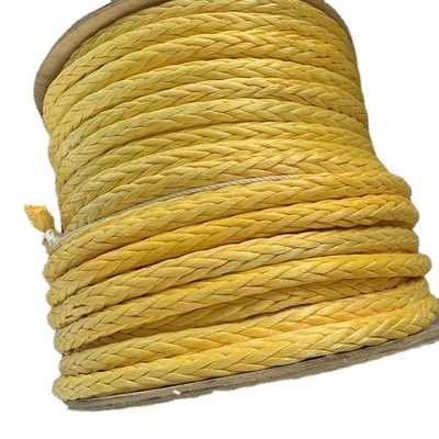 ความยืดหยุ่นสูง 12 สายผสม Uhmwpe สายติดเรือ สายลาก
