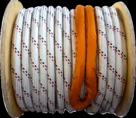 เชือก UHMWPE ถักเปียคู่ 32 มม. เชือกลากจูงสำหรับเรือ