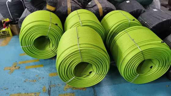 เชือกถัก 6 เส้น สำหรับสนามเด็กเล่นกลางแจ้ง 500 เมตร สำหรับตาข่ายปีนป่าย