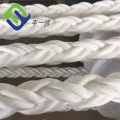 Mooring Nylon Mooring Line 48mmx220m Hawser 8 Strand Braided Yacht Rope