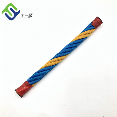 สนามเด็กเล่นกลางแจ้ง Polypropylene Steel Core รวมเชือก 6 Strand 16mm