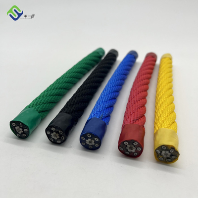 6 * 8 IWRC ลวดเสริมเชือกโพลีเอสเตอร์แกนเหล็กรวมกันสนามเด็กเล่นCord
