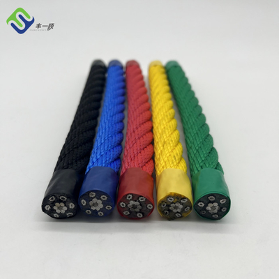 6 * 8 IWRC ลวดเสริมเชือกโพลีเอสเตอร์แกนเหล็กรวมกันสนามเด็กเล่นCord