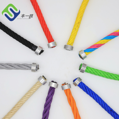 เชือกผสมสนามเด็กเล่นโพลีเอสเตอร์ 6 สีที่กำหนดเอง