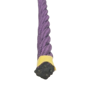 สนามเด็กเล่น 4 Strand Twisted Polyester รวมแกนเหล็กเชือก UV Resistant