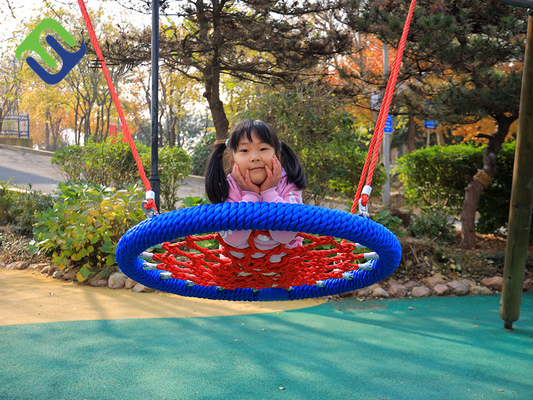 Patio Kids Round Nest Swing Seat 120 ซม. เพื่อความบันเทิงในสนามเด็กเล่น