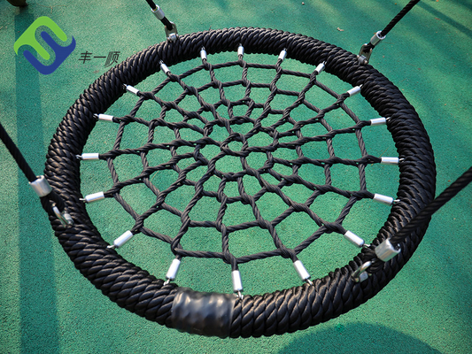 Nest Spider Web Rope Swing 100 ซม. สนามเด็กเล่นกลางแจ้งเชิงพาณิชย์