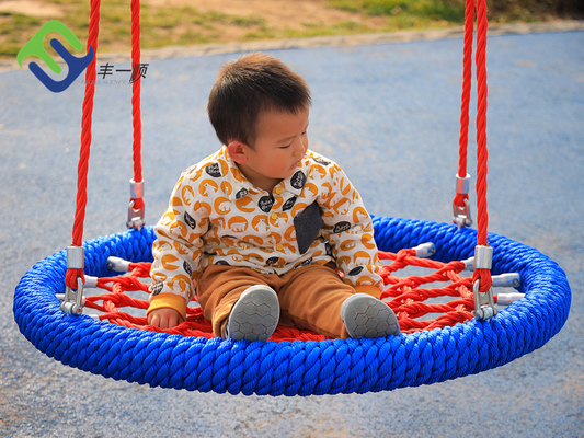 Nest Spider Web Rope Swing 100 ซม. สนามเด็กเล่นกลางแจ้งเชิงพาณิชย์