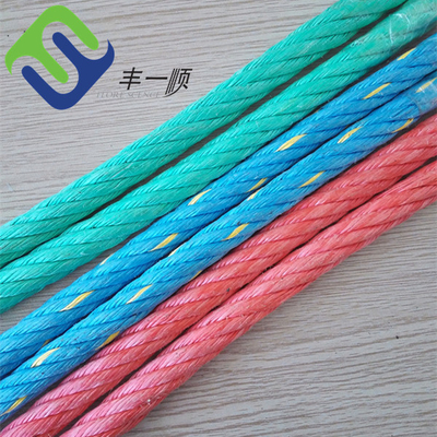 สนามเด็กเล่นสุทธิโพลีเอสเตอร์ผสมเชือก 12mm 1 Strand Anti UV