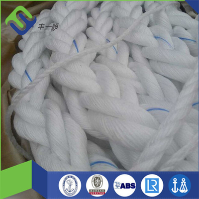 60mm 8 Strand Braid Rope Marine Hawser Yacht Mooring Lines สำหรับ Ship