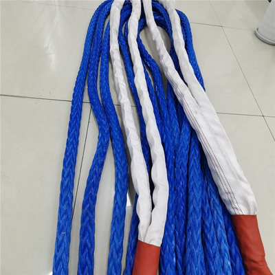 เรือจอดเรือ 12 เกลียว UHMWPE เชือกถักความแข็งแรงสูง 48 มม