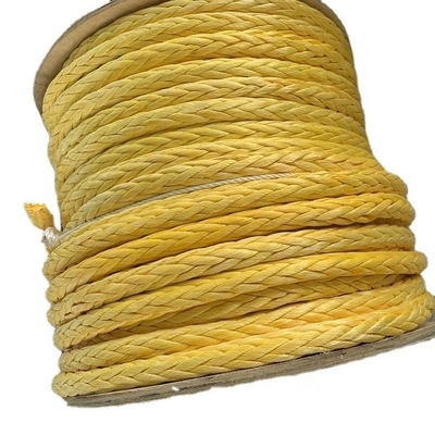 เรือเดินทะเลเชือกถัก 12 เส้น Uhmwpe Braided Mooring Lines