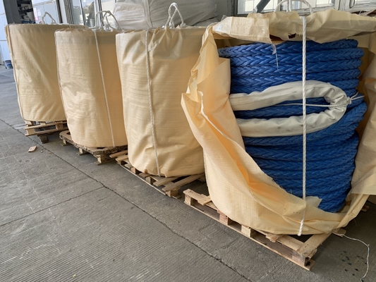 หนัก 12 สายผสม UHMWPE สายลาก 28mm-96mm HMPE สายลาก
