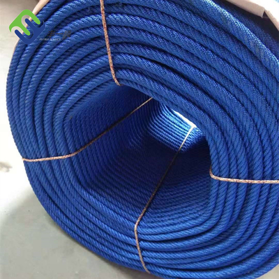 สีสัน 16mm 6 Strand Twist PP Multifilament รวมเชือกสำหรับ Climber