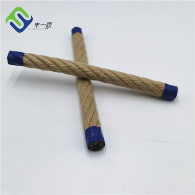 Hemp Look ลวดสลิงผสม 16mmx500m สนามเด็กเล่นโพลีเอสเตอร์สำหรับ Swing
