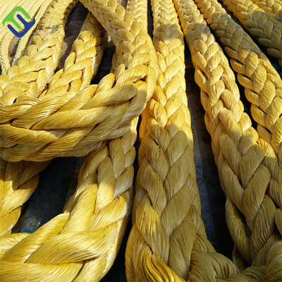 การลากเรือ 48 มม. 12 เส้น UHMWPE เชือกใยสังเคราะห์ถัก