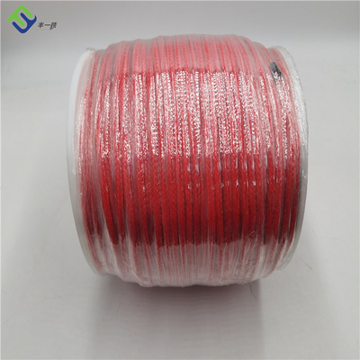 พ่วงอุตสาหกรรม 12 Strand UHMWPE เชือก Paraglider Winch 2.5mm 1000m