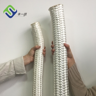 Hawser Nylon Mooring Rope Double Braided Mooring Lines สำหรับเรือ