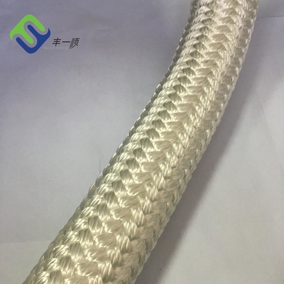 Hawser Nylon Mooring Rope Double Braided Mooring Lines สำหรับเรือ